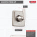 Delta Ashlyn:T11864 3-Setting 2-Port Diverter Trim