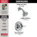 Delta Classic Monitor 13 Series Shower Trim