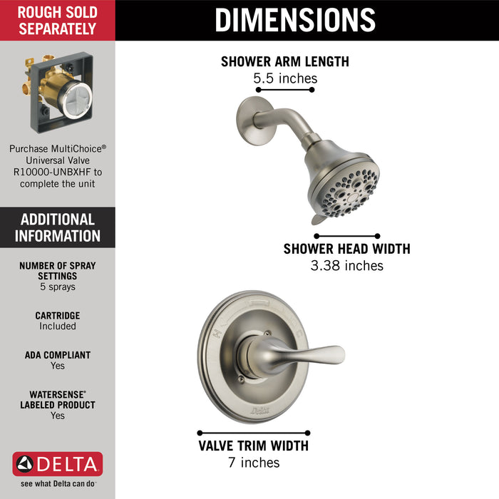 Delta Classic Monitor 13 Series Shower Trim