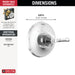 Delta Broderick T14084 14 Series Valve Only Trim, Lumicoat Chrome