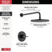 Delta Modern T14269 Monitor 14 Series Shower Trim, matte black - view 2