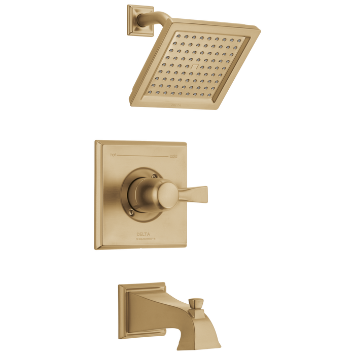 Delta Dryden T14451 Monitor 14 Series Tub & Shower Trim, Champagne Bronze