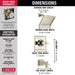 Delta Dryden T14451 Monitor 14 Series Tub & Shower Trim, Polished Nickel