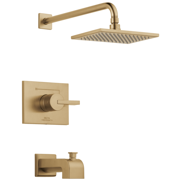 Delta Vero T14453 Monitor 14 Series Tub & Shower Trim, Champagne Bronze