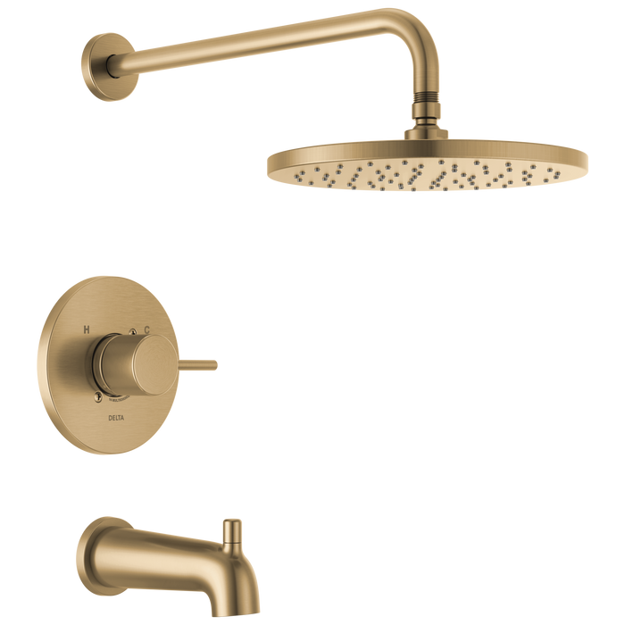 Delta Modern T14469 Monitor 14 Series Tub & Shower Trim, champagne bronze