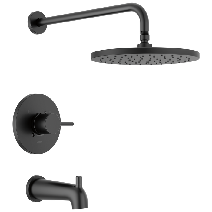 Delta Modern T14469 Monitor 14 Series Tub & Shower Trim, matte black
