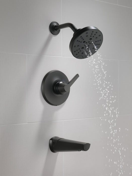 Delta Galeon T14472 14S Tub Shower Trim with H2OKinetic, Matte Black