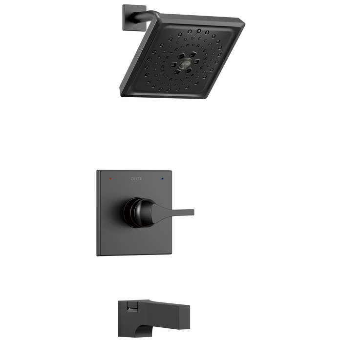 Delta Zura T14474 Monitor 14 Series H2OKINETIC Tub and Shower Trim, Matte Black