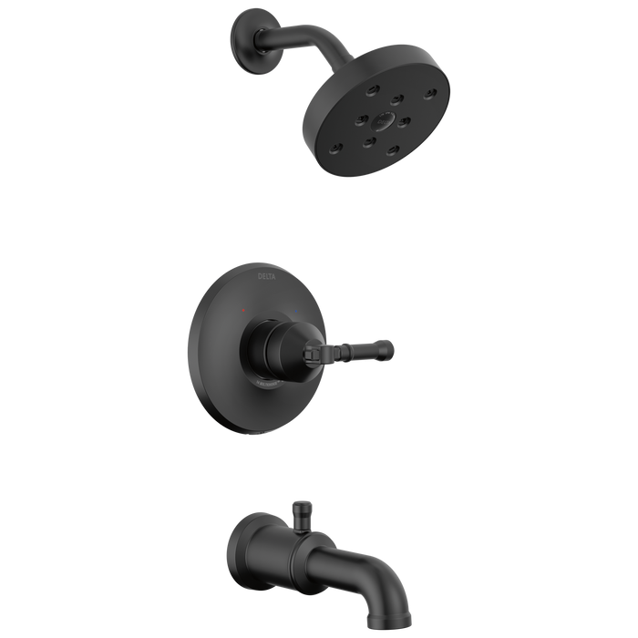 Delta Broderick T14484 14 Series Tub Shower Trim, Matte Black