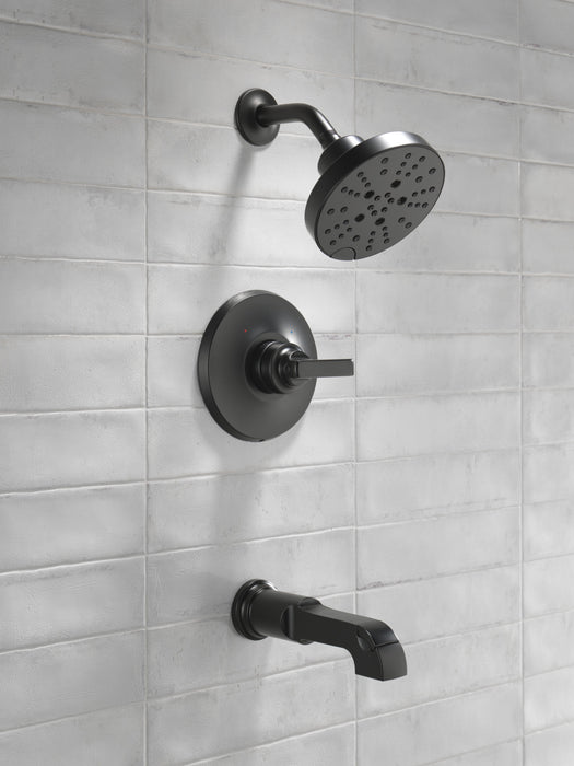 Delta Tetra T14489 Monitor 14 Series Tub & Shower Trim, Matte Black