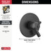 Delta Trinsic:T17059 Monitor 17 Series Valve Only Trim