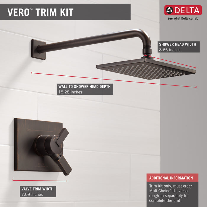Delta Vero T17253 Monitor 17 Series Shower Trim, Venetian Bronze