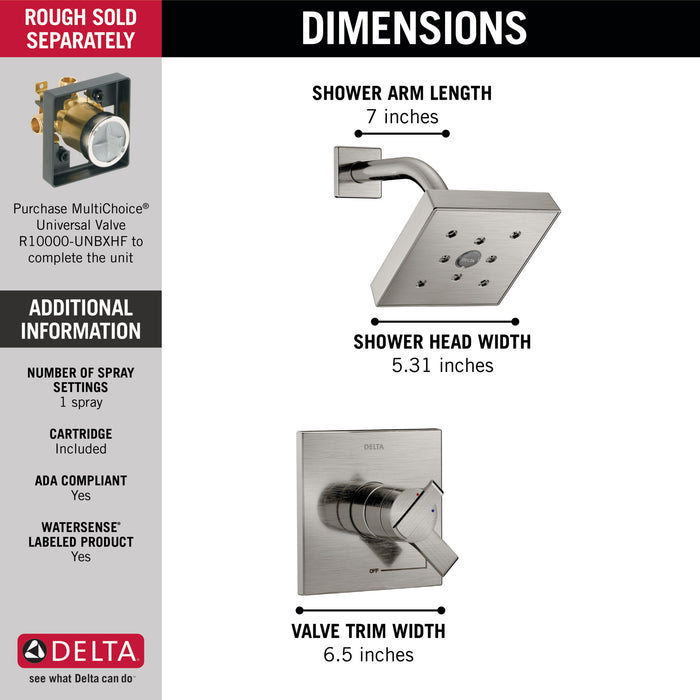 Delta Ara:T17267 Monitor 17 Series H2Okinetic Shower Trim