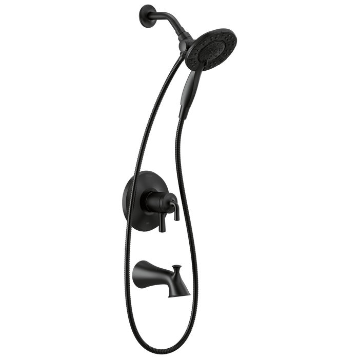 Delta Kayra T17433 Monitor 17 Series Tub and Shower Trim, matte black