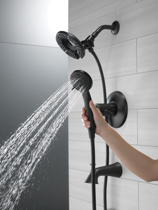 Delta Kayra T17433 Monitor 17 Series Tub and Shower Trim, matte black - view 3