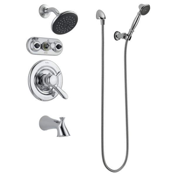 Delta Lahara T17438 Monitor 17 Series Tub & Shower Trim, Champagne Bronze