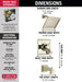 Delta Dryden T17451 Monitor 17 Series Tub & Shower Trim, Polished Nickel