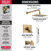 Delta Vero T17453 Monitor 17 Series Tub & Shower Trim, Champagne Bronze