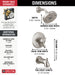 Delta Trinsic:T17459 Monitor 17 Series H2OKinetic Tub & Shower Trim