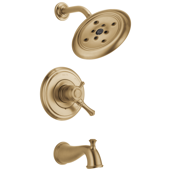 Delta Cassidy T17497 Monitor 17 Series H2OKINETIC Tub & Shower Trim, Champagne Bronze