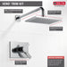 Delta Vero T17T253 TempAssure 17T Series Shower Trim, Chrome