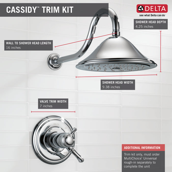 Delta Cassidy:T17T297 TempAssure 17T Series Shower Trim
