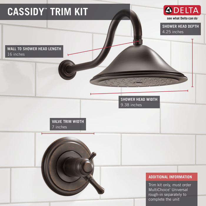 Delta Cassidy:T17T297 TempAssure 17T Series Shower Trim