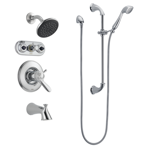 Delta Lahara T17T438 TempAssure 17T Series Tub & Shower Trim, Chrome