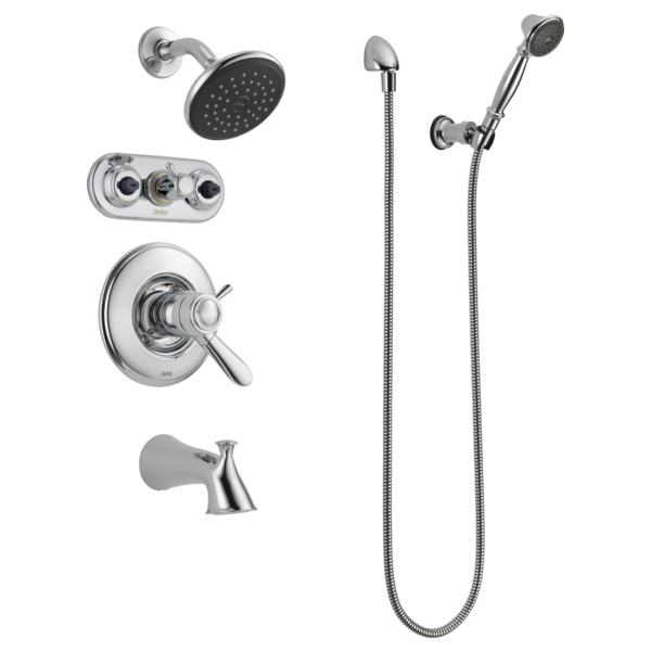 Delta Lahara T17T438 TempAssure 17T Series Tub & Shower Trim, Chrome