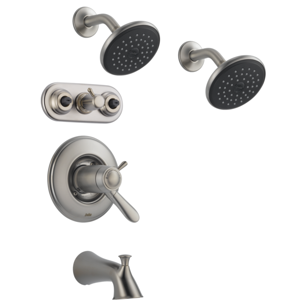 Delta Lahara T17T438 TempAssure 17T Series Tub & Shower Trim, Stainless