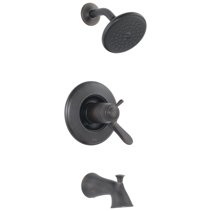 Delta Lahara T17T438 TempAssure 17T Series Tub & Shower Trim, Venetian Bronze