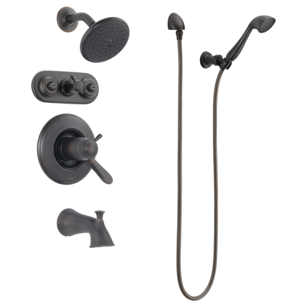 Delta Lahara T17T438 TempAssure 17T Series Tub & Shower Trim, Venetian Bronze