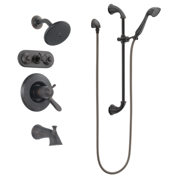 Delta Lahara T17T438 TempAssure 17T Series Tub & Shower Trim, Venetian Bronze