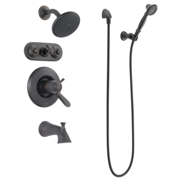 Delta Lahara T17T438 TempAssure 17T Series Tub & Shower Trim, Venetian Bronze