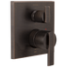 Delta Ara:T24967 Angular Modern Monitor 14 Series Valve Trim with 6-Setting Integrated Diverter