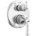 Delta Broderick T24984 14 Series Integrated Diverter Trim 6-Setting, Lumicoat Chrome