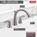 Delta Lahara:T2738 Roman Tub Trim