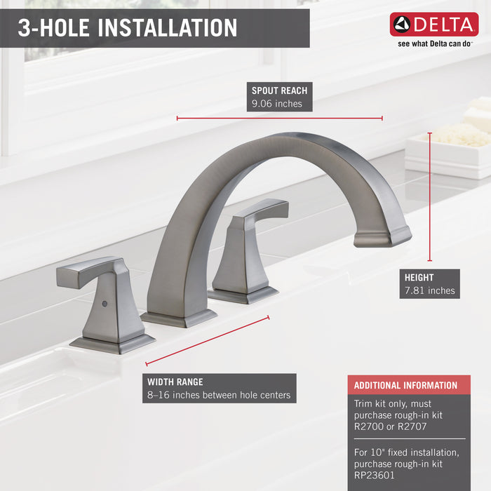 Delta Dryden:T2751 Roman Tub Trim