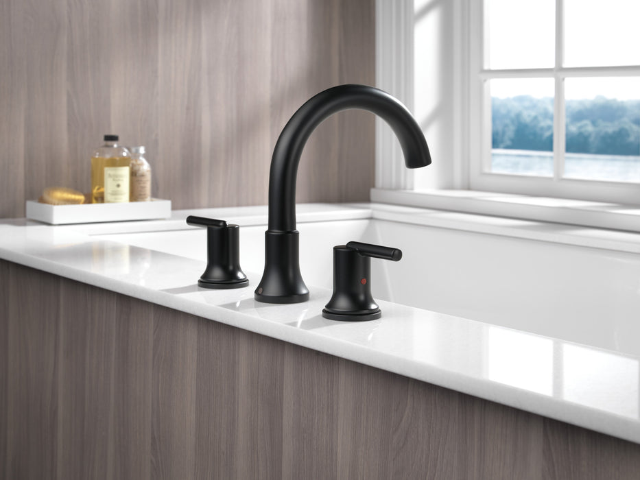 Delta Trinsic T2759 Roman Tub Trim, Matte Black