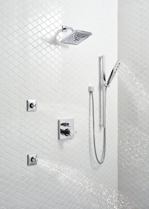 Delta Ara T27867 Angular Modern Monitor 17 Series Valve Trim with 3-Setting Integrated Diverter, Chrome