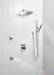 Delta Ara T27867 Angular Modern Monitor 17 Series Valve Trim with 3-Setting Integrated Diverter, Chrome