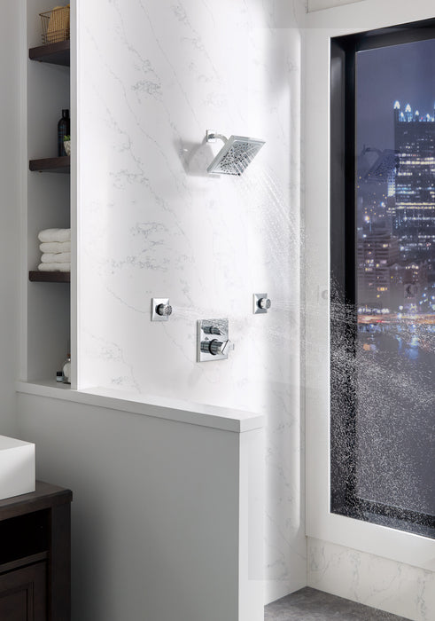 Delta Ara T27867 Angular Modern Monitor 17 Series Valve Trim with 3-Setting Integrated Diverter, Chrome
