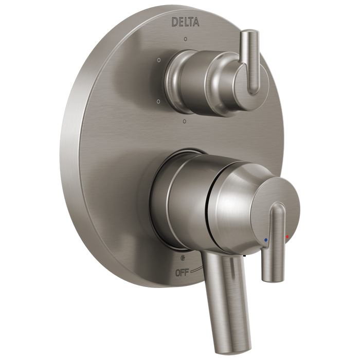 Delta Trinsic:T27959 Contemporary Two Handle Monitor 17 Series Valve Trim with 6-Setting Integrated Diverter