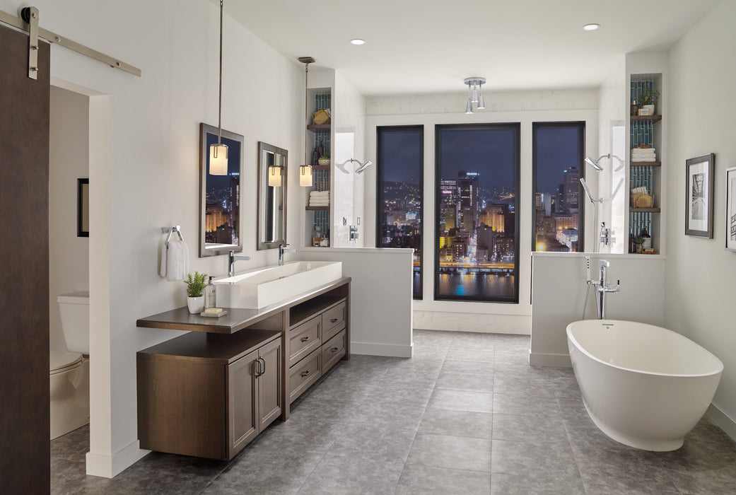 Delta Ara:T27967 Angular Modern Monitor 17 Series Valve Trim with 6-Setting Integrated Diverter