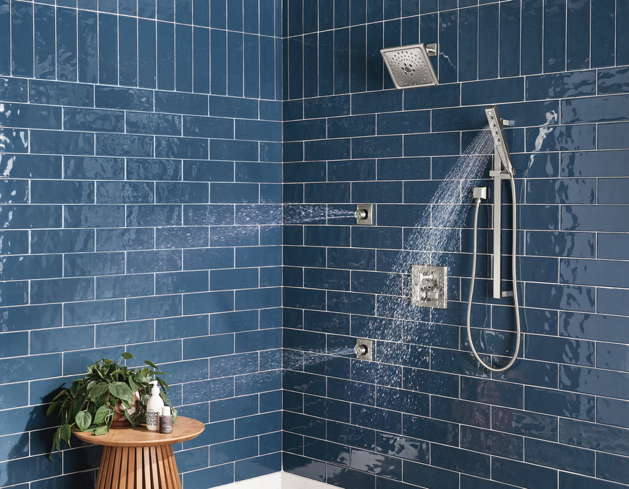 Delta Ara:T27967 Angular Modern Monitor 17 Series Valve Trim with 6-Setting Integrated Diverter