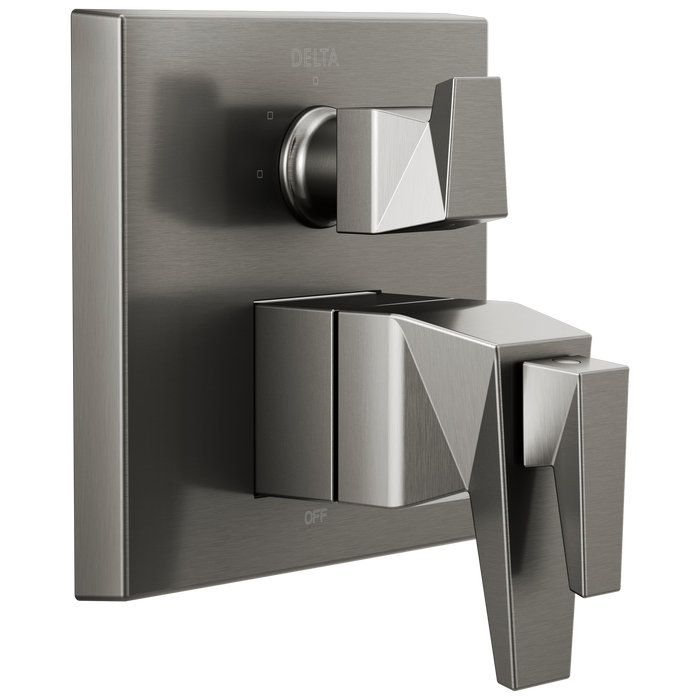 Two-Handle Monitor 17T Series Valve Trim with 3-Setting Diverter