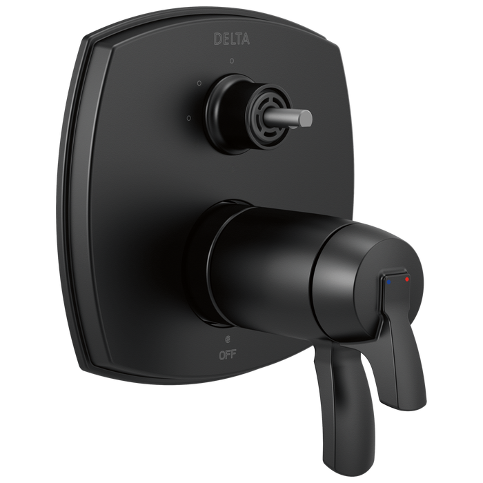 Delta Stryke:T27T876 17 Thermostatic Integrated Diverter Trim with Three Function Diverter Less Diverter Handle