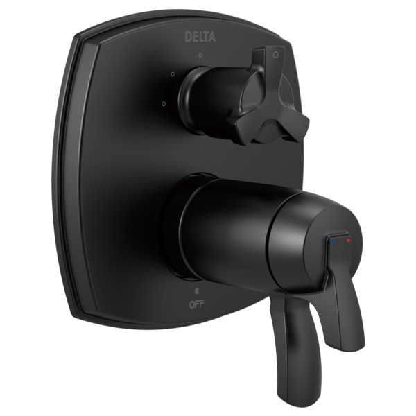 Delta Stryke:T27T876 17 Thermostatic Integrated Diverter Trim with Three Function Diverter Less Diverter Handle
