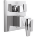 Two-Handle Monitor 17T Series Valve Trim with 6-Setting Diverter