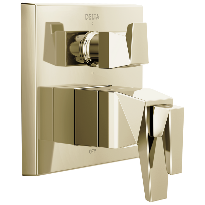 Two-Handle Monitor 17T Series Valve Trim with 6-Setting Diverter